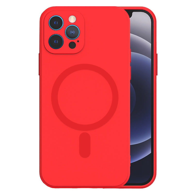 TEL PROTECT MagSilicone Case for Iphone 14 Pro Max Red