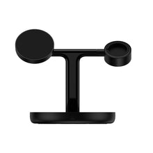 Заредете изображение във визуализатора на галерията – Baseus Swan Magnetic holder 3 in1 with induction charging 20W (WXTE000001) black
