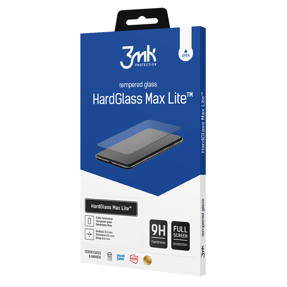 Tempered Glass 3MK HardGlass Max Lite for Samsung Galaxy A53 5G black
