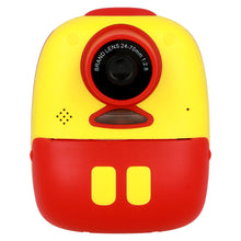 Заредете изображение във визуализатора на галерията – Instant print camera for children D10 yellow-red
