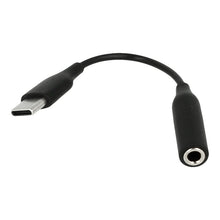 Заредете изображение във визуализатора на галерията – Earphones Adapter - Type C to Jack 3,5mm - Black - EE-UC10JUW compatible with new Samsungs S20, S21, S22 series
