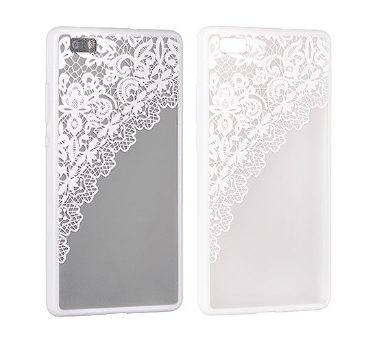 Lace Case for HUAWEI P9 LITE Design 2 WHITE