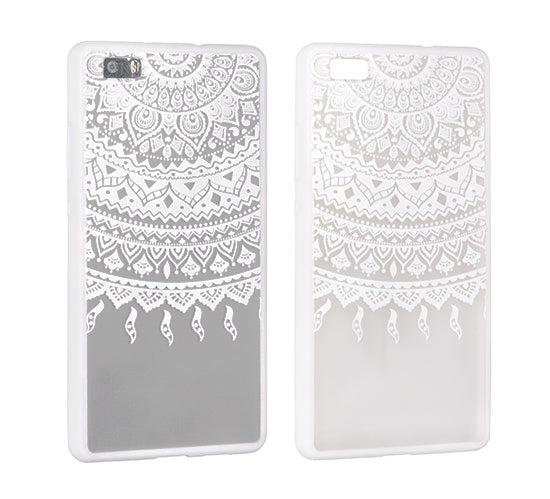 Lace Case for HUAWEI P9 LITE Design 1 WHITE