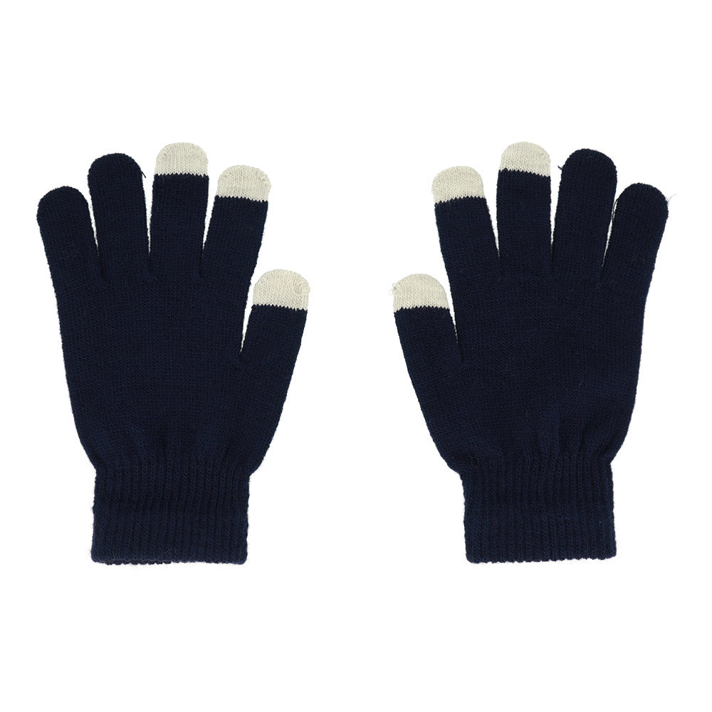 Gloves for touch screens design 1 NAVY