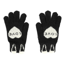 Заредете изображение във визуализатора на галерията – Gloves for touch screens LOVE BLACK
