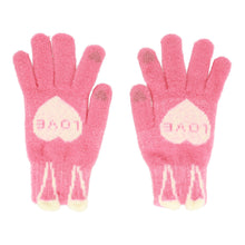 Заредете изображение във визуализатора на галерията – Gloves for touch screens LOVE RED
