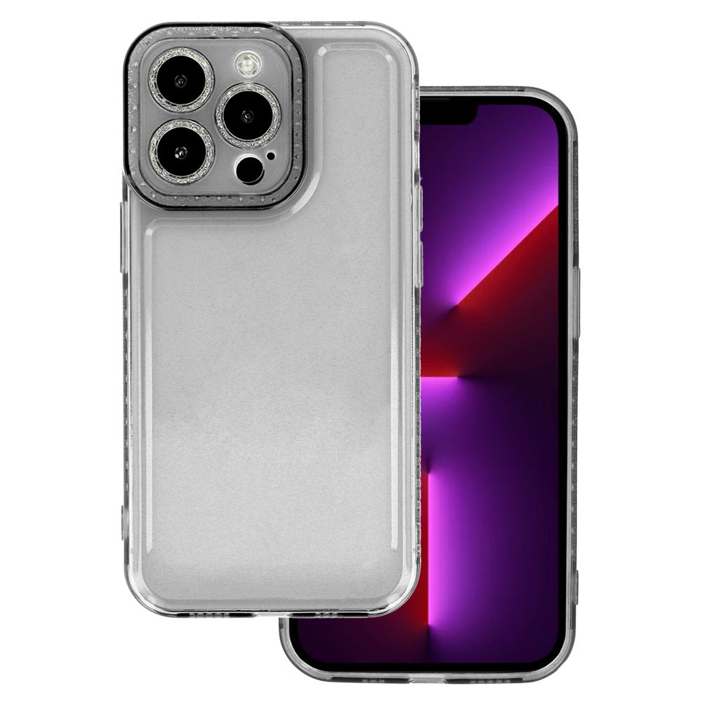 Crystal Diamond 2mm Case for Iphone X/XS Black