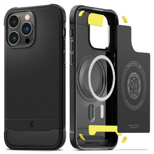 Заредете изображение във визуализатора на галерията – Case SPIGEN Rugged Armor Mag Magsafe ACS04956 for Iphone 14 Pro - Matte Black
