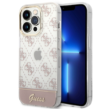 Заредете изображение във визуализатора на галерията – Original Case GUESS 4G Pattern Script GUHCP14XHG4MHP for Iphone 14 Pro Max pink
