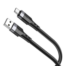 Заредете изображение във визуализатора на галерията – Borofone Cable BU35 Influence - USB to Type C - 3A 1,2 metres black
