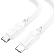 Заредете изображение във визуализатора на галерията – Borofone Cable BX81 Goodway - Type C to Type C - PD 60W 3A 1 metre white

