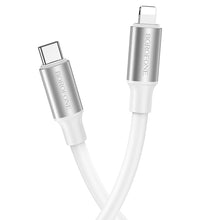 Заредете изображение във визуализатора на галерията – Borofone Cable BX82 Bountiful - Type C to Lightning - PD 20W 1 metre white
