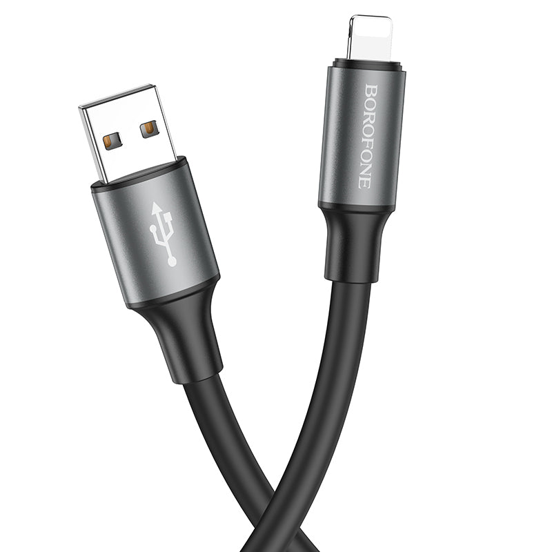 Borofone Cable BX82 Bountiful - USB to Lightning - 2,4A 1 metre black