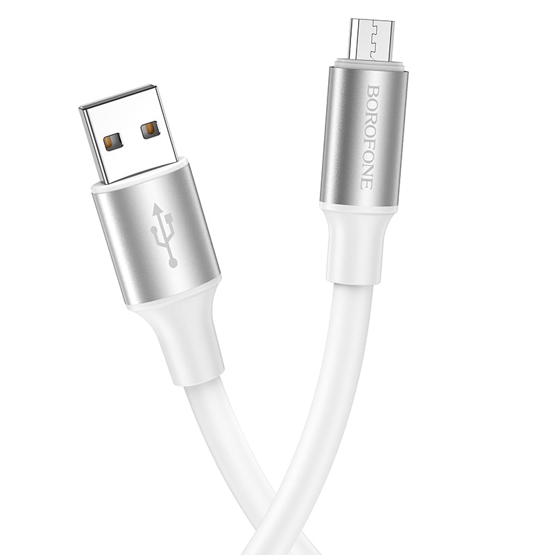 Borofone Cable BX82 Bountiful - USB to Micro USB - 2,4A 1 metre white