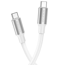 Заредете изображение във визуализатора на галерията – Borofone Cable BX82 Bountiful - Type C to Type C - 60W 3A 1 metre white
