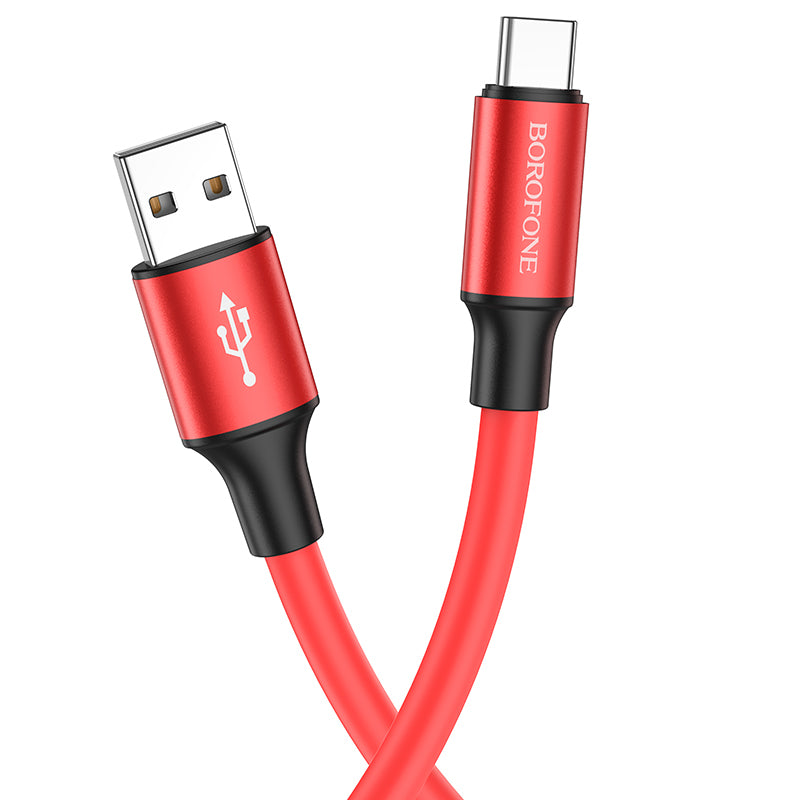 Borofone Cable BX82 Bountiful - USB to Type C - 3A 1 metre red