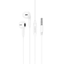 Заредете изображение във визуализатора на галерията – Borofone Earphones BM71 Light Song with microphone white
