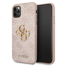 Заредете изображение във визуализатора на галерията – Original Case GUESS 4G Big Metal Logo GUHCN654GMGPI for Iphone 11 Pro Max pink
