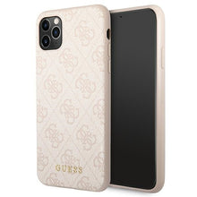 Заредете изображение във визуализатора на галерията – Original Case GUESS Hardcase 4G Metal Gold Logo GUHCN65G4GFPI for Iphone 11 Pro Max Pink
