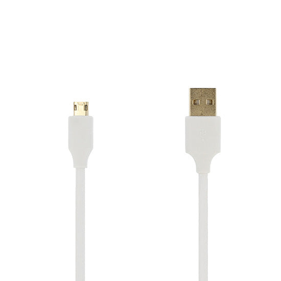 Cable - USB to Micro USB - reversible 1 Meter WHITE