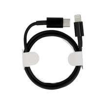 Заредете изображение във визуализатора на галерията – Cable - Type C to Lightning - QC 3.0 PD 2.0 1 Meter BLACK
