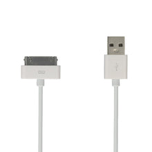 Заредете изображение във визуализатора на галерията – Cable - USB to 30 pins - Iphone 4G/4S 1 Meter WHITE
