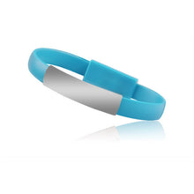 Заредете изображение във визуализатора на галерията – Bracelet cable - USB to Micro USB - blue
