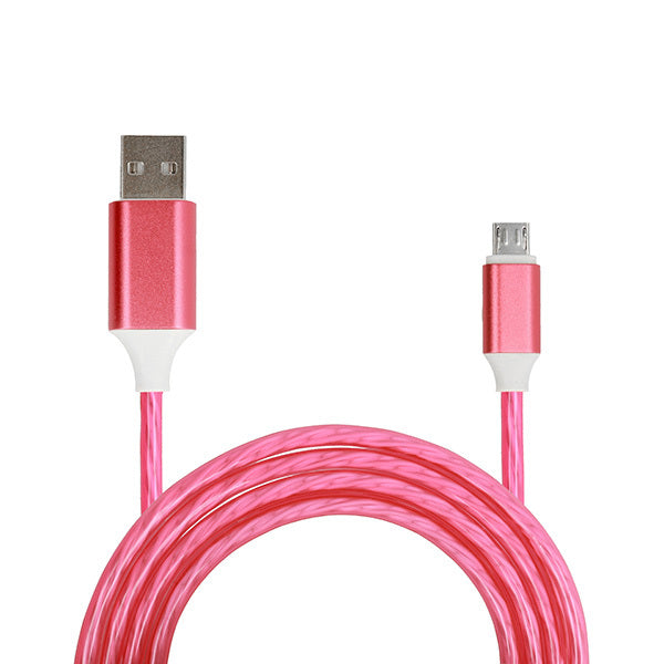 Cable Flow - USB to Micro USB - 1 Meter RED (fast charge)