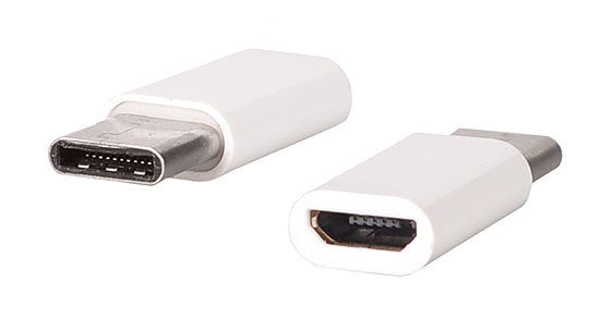 Adapter - Micro USB to Type C - WHITE
