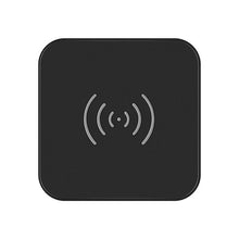 Заредете изображение във визуализатора на галерията – Wireless Induction Charger QI Universal Fast Charge - T-511 Square BLACK (min. 2A)
