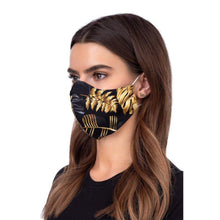 Заредете изображение във визуализатора на галерията – Profiled face mask - golden jungle - TopMag
