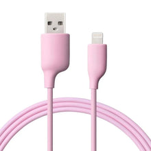 Заредете изображение във визуализатора на галерията – Puridea кабел usb for iPhone lighning 8-pin l02 2.4a pink - TopMag
