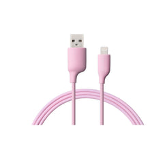 Заредете изображение във визуализатора на галерията – Puridea кабел usb for iPhone lighning 8-pin l02 2.4a pink - TopMag
