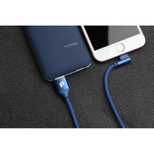 Заредете изображение във визуализатора на галерията – Puridea кабел usb for iPhone lighning 8-pin qc l23 2.4a blue - TopMag
