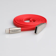 Заредете изображение във визуализатора на галерията – Puridea кабел USB към Applele lightning l06 червен - само за 12.99 лв
