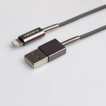 Заредете изображение във визуализатора на галерията – Puridea кабел USB към Applele lightning spring l12 сив - само за 12.99 лв
