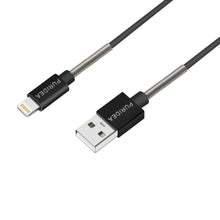 Заредете изображение във визуализатора на галерията – Puridea кабел USB към Applele lightning spring l18 черен - само за 14.99 лв

