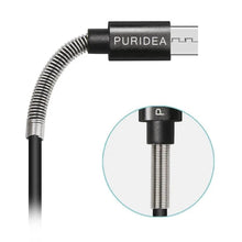 Заредете изображение във визуализатора на галерията – Puridea кабел usb - micro l18 2.4a 2.4a aluminium alloy black - TopMag
