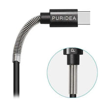 Заредете изображение във визуализатора на галерията – Puridea кабел usb - type c 2.0 l18 2.4a aluminium alloy black - TopMag

