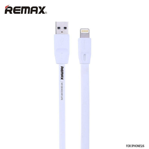 Remax 2.4a кабел USB за бързо зареждане и данни към Applele Lightning  бял - само за 12.99 лв