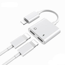Заредете изображение във визуализатора на галерията – Remax adapter apple lightning 8-pin към 2x lightning 8-pin ( hf + charging ) concise rl-la07i black - TopMag
