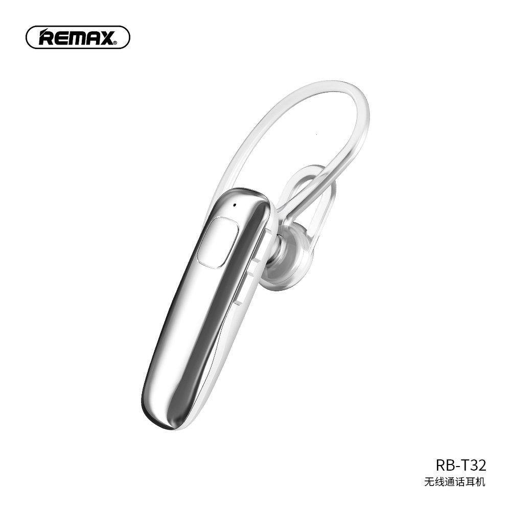 Remax bluetooth earphone rb-t32 silver - TopMag