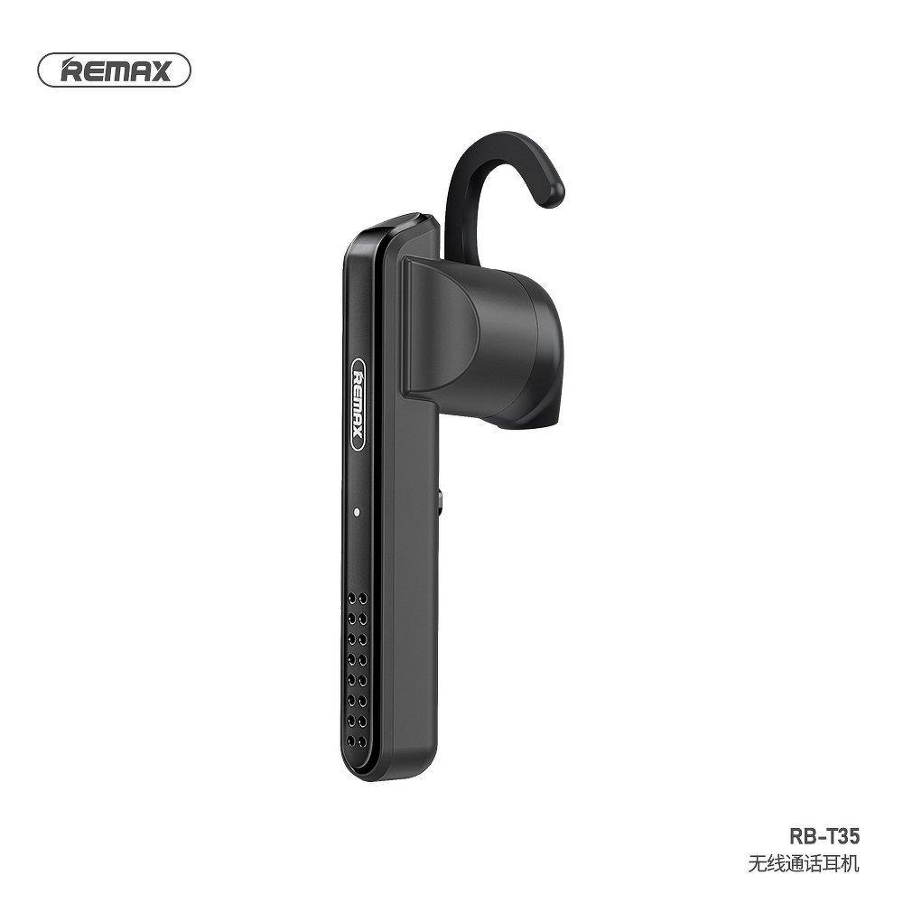 Remax bluetooth earphone rb-t35 black - TopMag
