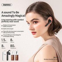 Заредете изображение във визуализатора на галерията – Remax bluetooth earphone rb-t35 white - TopMag
