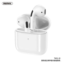 Заредете изображение във визуализатора на галерията – Remax bluetooth earphones tws-10 with power bank white - само за 35.8 лв
