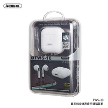 Заредете изображение във визуализатора на галерията – Remax bluetooth earphones tws-10 with power bank white - само за 35.8 лв
