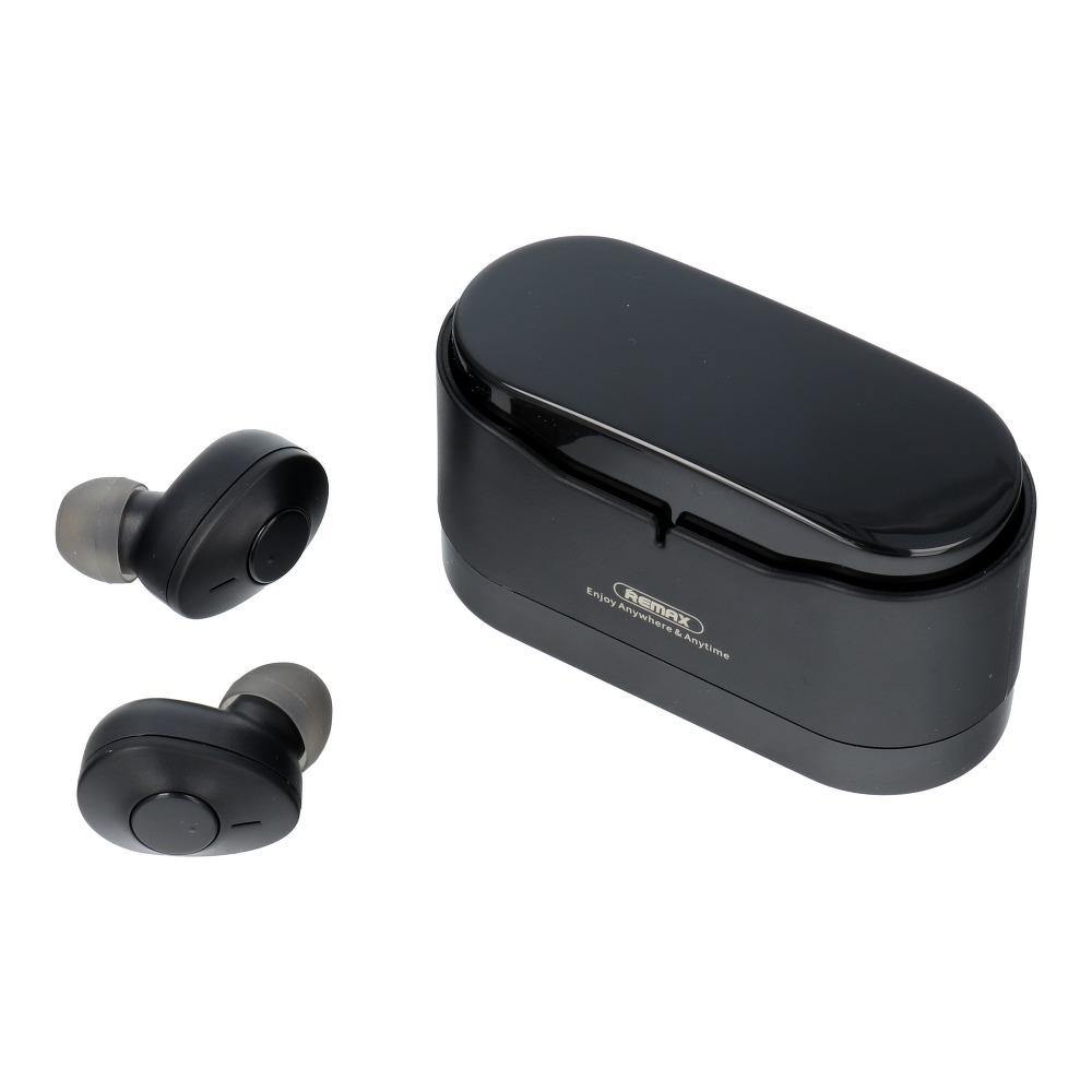 Remax bluetooth earphones tws-22 with power bank black - само за 40.6 лв