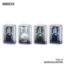Заредете изображение във визуализатора на галерията – Remax bluetooth earphones tws-23 with power bank black - само за 43.2 лв
