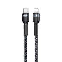 Заредете изображение във визуализатора на галерията – Remax cable type c to iphone lightning 8-pin jany power delivery pd20w 3a fast charging rc-171 black - TopMag

