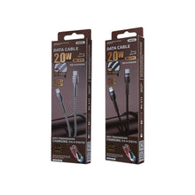 Заредете изображение във визуализатора на галерията – Remax cable type c to iphone lightning 8-pin jany power delivery pd20w 3a fast charging rc-171 silver - TopMag
